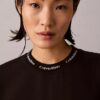 Logo Rib Interlock T-Shirt Elbiseler Logo Rib Interlock T-Shirt Elbiseler
