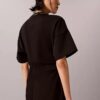 Logo Rib Interlock T-Shirt Elbiseler Logo Rib Interlock T-Shirt Elbiseler