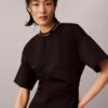 Logo Rib Interlock T-Shirt Elbiseler Logo Rib Interlock T-Shirt Elbiseler