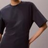 Logo Rib Interlock T-Shirt Elbiseler Logo Rib Interlock T-Shirt Elbiseler
