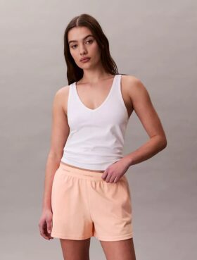 Logolu Pamuklu Jersey Pijama Şortu