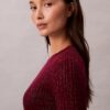 Lurex Merinos Yünü Karışımlı Kazak Lurex Merinos Yünü Karışımlı Kazak