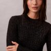 Lurex Merinos Yünü Karışımlı Mini Kazak Elbise