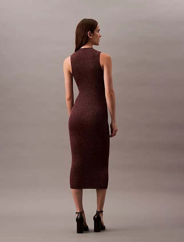 Lurex Midi Elbiseler Lurex Midi Elbiseler