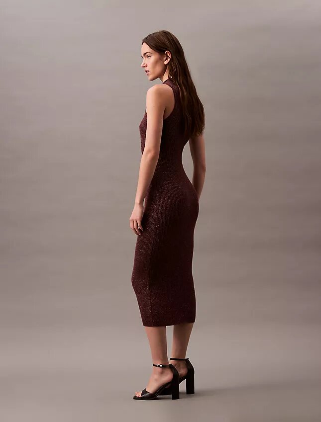 Lurex Midi Elbiseler Lurex Midi Elbiseler