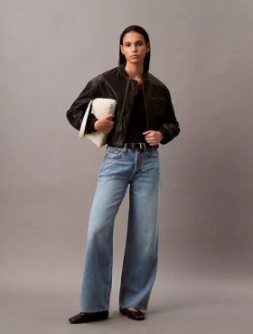 Lyocell Karışımlı Geniş Paça Jean Lyocell Karışımlı Geniş Paça Jean