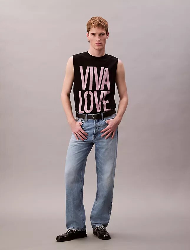 Marc Hundley Pride Viva Love Bol Kesim Tank Top Marc Hundley Pride Viva Love Bol Kesim Tank Top