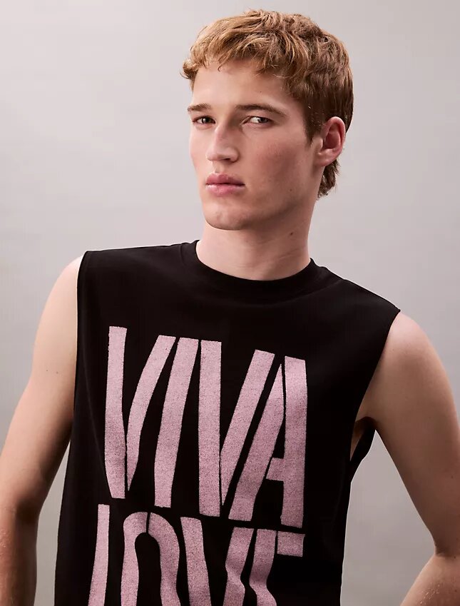 Marc Hundley Pride Viva Love Bol Kesim Tank Top Marc Hundley Pride Viva Love Bol Kesim Tank Top