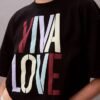 Marc Hundley Pride Viva Love Kısa Kesim Rahat Tişört Marc Hundley Pride Viva Love Kısa Kesim Rahat Tişört