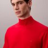 Merinos Yünü Mock Neck Kazak