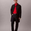 Merinos Yünü Mock Neck Kazak