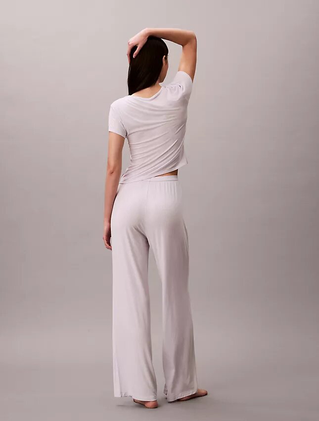 Modal Streç Drop Needle Geniş Paça Pantolonlar Modal Streç Drop Needle Geniş Paça Pantolonlar