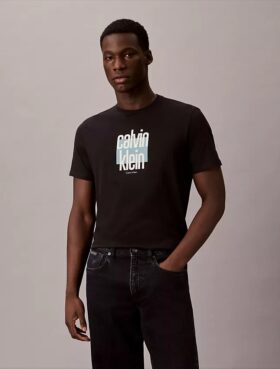 Modern Calvin Klein Grafik Logo Tişört