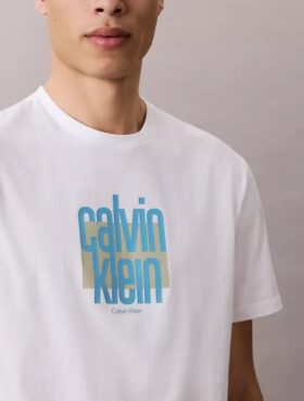 Modern Calvin Klein Grafik Logo Tişört