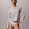 Modern Havlu Kumaş Rahat Sweatshirt Modern Havlu Kumaş Rahat Sweatshirt
