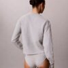 Modern Havlu Kumaş Rahat Sweatshirt Modern Havlu Kumaş Rahat Sweatshirt