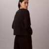 Modern Havlu Kumaş Rahat Sweatshirt Modern Havlu Kumaş Rahat Sweatshirt