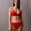 Modern Logolu Üçgen Bikini Üstü Modern Logolu Üçgen Bikini Üstü