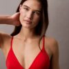 Modern Logolu Üçgen Bikini Üstü Modern Logolu Üçgen Bikini Üstü