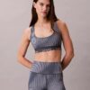 Modern Spor Desenli Racerback Orta Destekli Spor Sütyen Modern Spor Desenli Racerback Orta Destekli Spor Sütyen