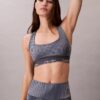 Modern Spor Desenli Racerback Orta Destekli Spor Sütyen Modern Spor Desenli Racerback Orta Destekli Spor Sütyen