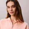 Monogram Fleece Çeyrek Fermuarlı Sweatshirt Monogram Fleece Çeyrek Fermuarlı Sweatshirt