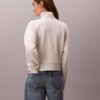 Monogram Fleece Çeyrek Fermuarlı Sweatshirt