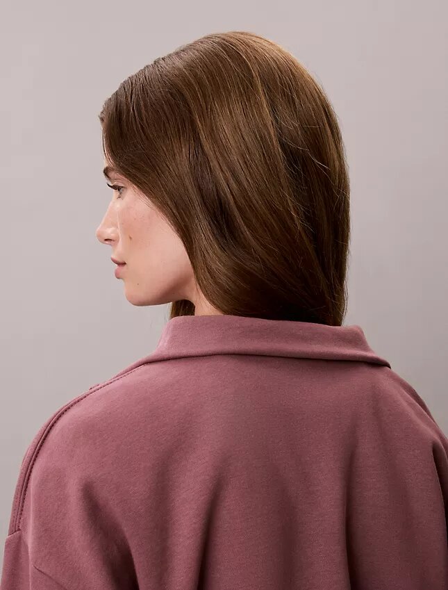 Monogram Fleece Çeyrek Fermuarlı Sweatshirt Monogram Fleece Çeyrek Fermuarlı Sweatshirt