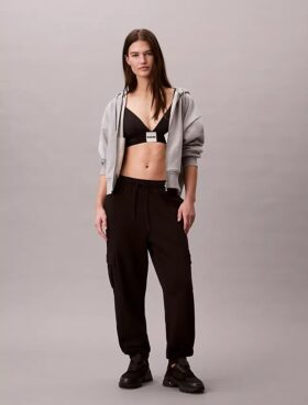 Monogram Fleece Kargo Jogger Pantolon