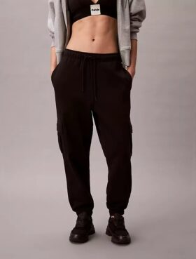 Monogram Fleece Kargo Jogger Pantolon
