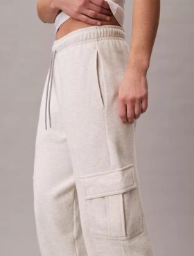 Monogram Fleece Kargo Jogger Pantolon