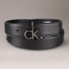 Monogram Logo Plakalı Çift Taraflı Kemer Monogram Logo Plakalı Çift Taraflı Kemer