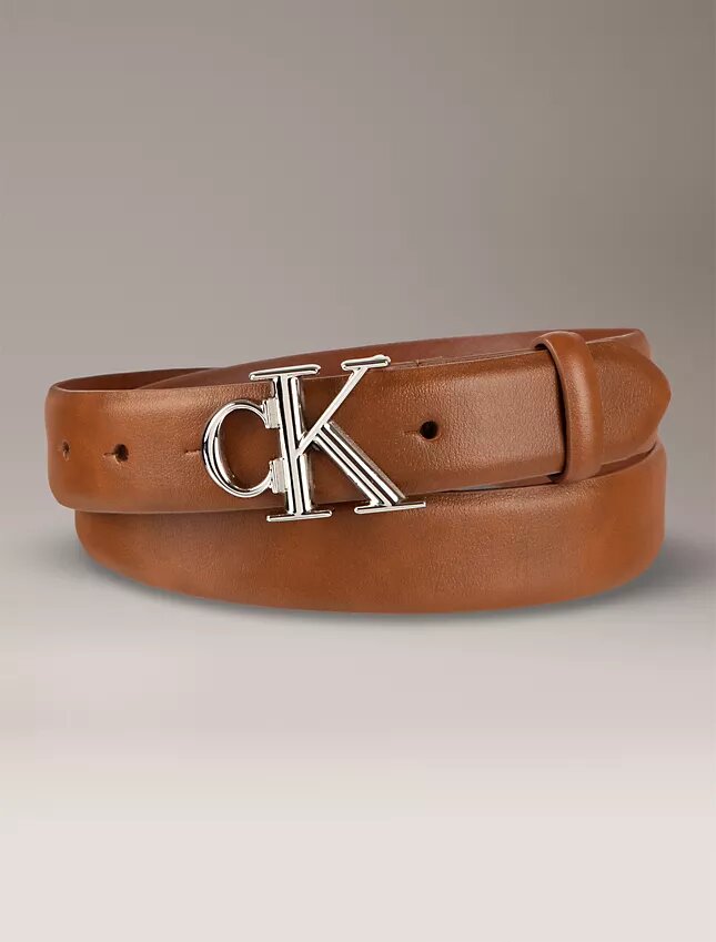Monogram Logo Plakalı Kemer Monogram Logo Plakalı Kemer