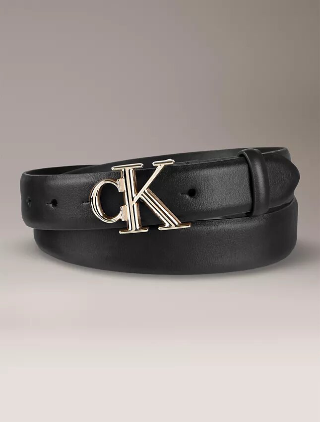 Monogram Logo Plakalı Kemer Monogram Logo Plakalı Kemer