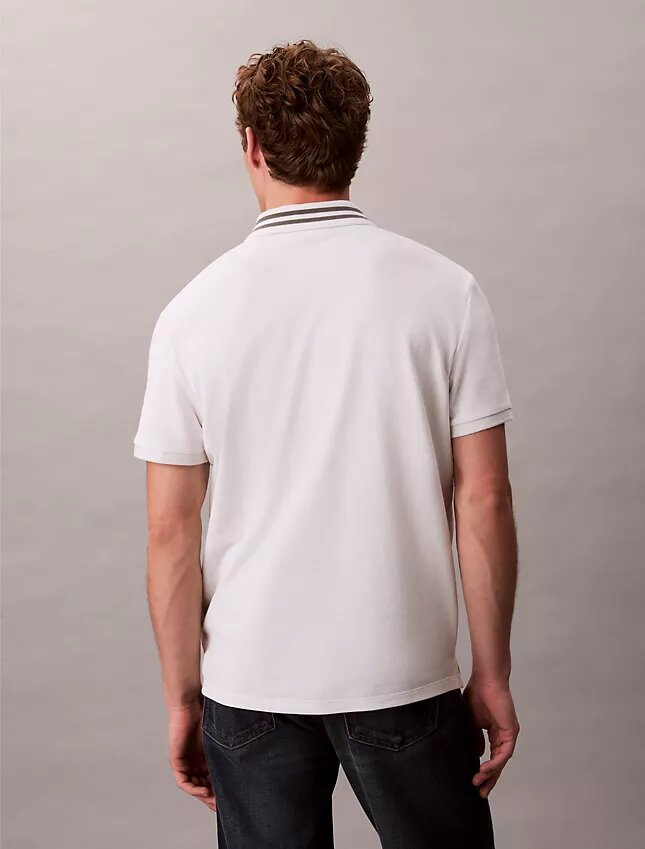 Monogram Pique Uçlu Klasik Polo Gömlek Monogram Pique Uçlu Klasik Polo Gömlek