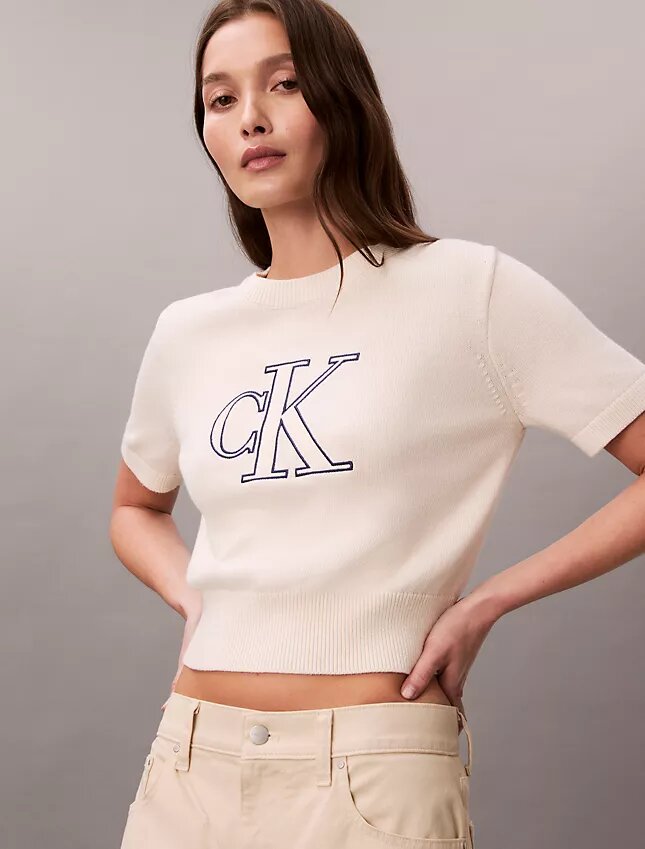 Monogramlı Kısa Kazak Monogramlı Kısa Kazak