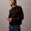 Monogramlı Kısa Kesim Polar Sweatshirt Monogramlı Kısa Kesim Polar Sweatshirt