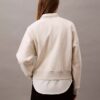 Monogramlı Kısa Kesim Polar Sweatshirt Monogramlı Kısa Kesim Polar Sweatshirt