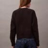 Monogramlı Kısa Kesim Polar Sweatshirt Monogramlı Kısa Kesim Polar Sweatshirt