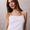 Monogramlı Nervürlü Tank Top Monogramlı Nervürlü Tank Top