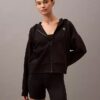 Monogramlı Polar Fermuarlı Kapüşonlu Sweatshirt Monogramlı Polar Fermuarlı Kapüşonlu Sweatshirt