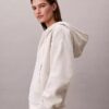 Monogramlı Polar Fermuarlı Kapüşonlu Sweatshirt Monogramlı Polar Fermuarlı Kapüşonlu Sweatshirt