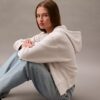 Monogramlı Polar Fermuarlı Kapüşonlu Sweatshirt Monogramlı Polar Fermuarlı Kapüşonlu Sweatshirt