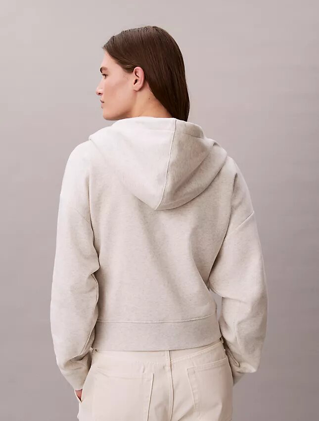 Monogramlı Polar Fermuarlı Kapüşonlu Sweatshirt Monogramlı Polar Fermuarlı Kapüşonlu Sweatshirt