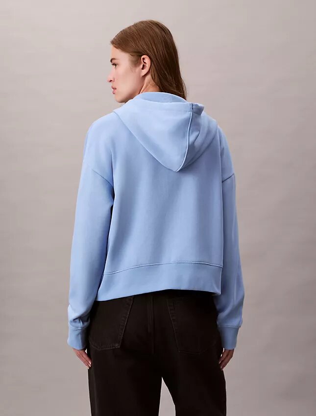 Monogramlı Polar Fermuarlı Kapüşonlu Sweatshirt Monogramlı Polar Fermuarlı Kapüşonlu Sweatshirt