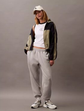 Monogramlı Polar Jogger Pantolon Monogramlı Polar Jogger Pantolon