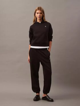 Monogramlı Polar Jogger Pantolon