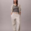 Monogramlı Polar Jogger Pantolon