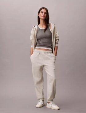 Monogramlı Polar Jogger Pantolon Monogramlı Polar Jogger Pantolon