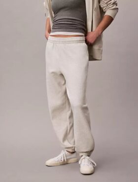 Monogramlı Polar Jogger Pantolon Monogramlı Polar Jogger Pantolon